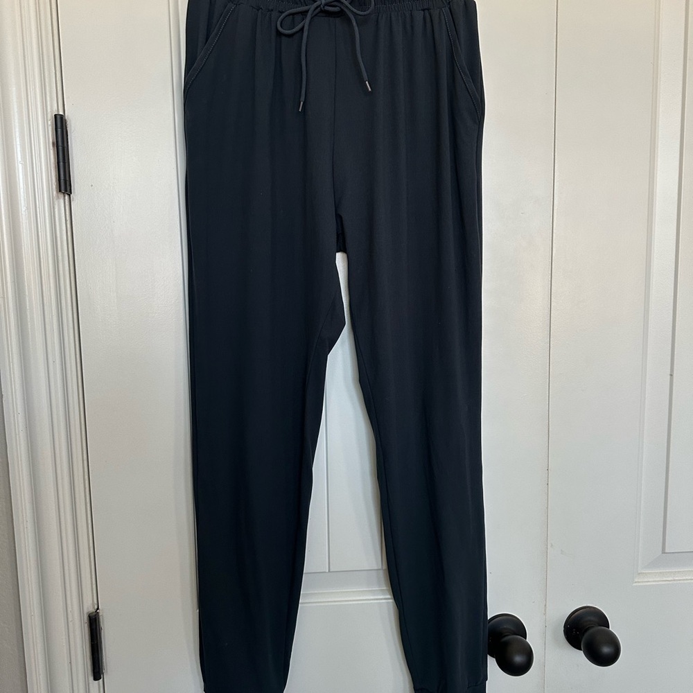 Women's Navy Jogger Pants - Picture 2 of 7